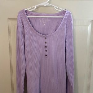 Hollister Light Purple Long Sleeve